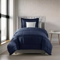 thumbnail image 1 of Nestl Twin Comforter, Quilted Down Alternative Bedding Duvet Insert, Navy, 1 of 10