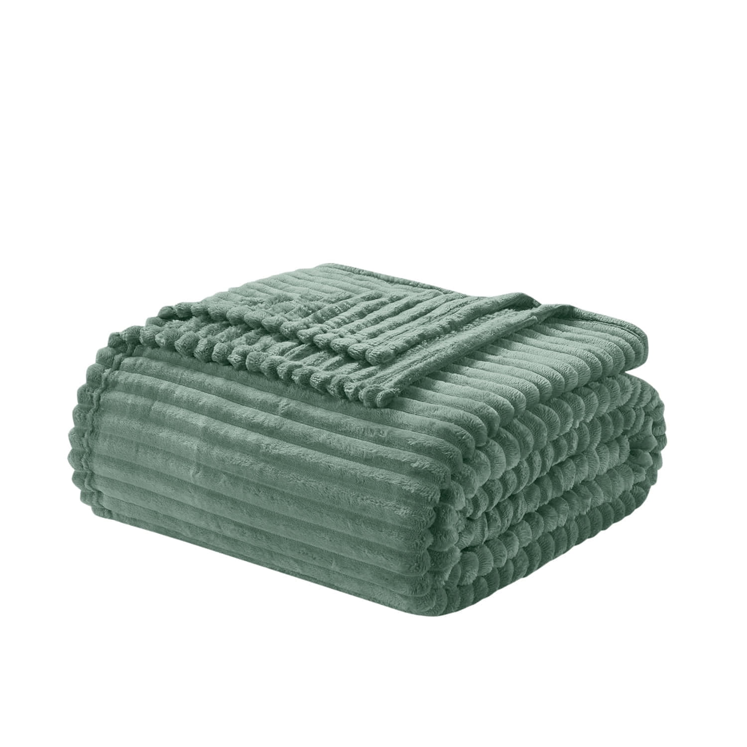 Nestl Cut Plush Fleece Blanket, Soft Lightweight Fuzzy Luxury Twin Size Bed Blankets for Bed, Twin, Sage Green - Walmart.com