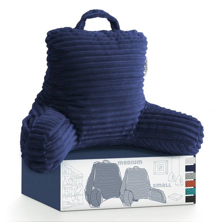 https://i5.walmartimages.com/seo/Nestl-Cut-Plush-Striped-Reading-Pillow-for-Kids-Teens-Small-Back-Support-Pillow-with-Arms-Shredded-Memory-Foam-Bed-Rest-Pillow-Navy-Blue_9e8bd0e9-6df6-4d9d-9638-cfc39eeb9ed4.64f55b82cf9daa6df0e94ba77f570802.jpeg?odnHeight=768&odnWidth=768&odnBg=FFFFFF
