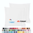 thumbnail image 1 of Nestl White Euro Pillow Shams Set of 2, Premium 1800 Series Double Brushed Bed Pillow Cases, 26" x 26", 1 of 7