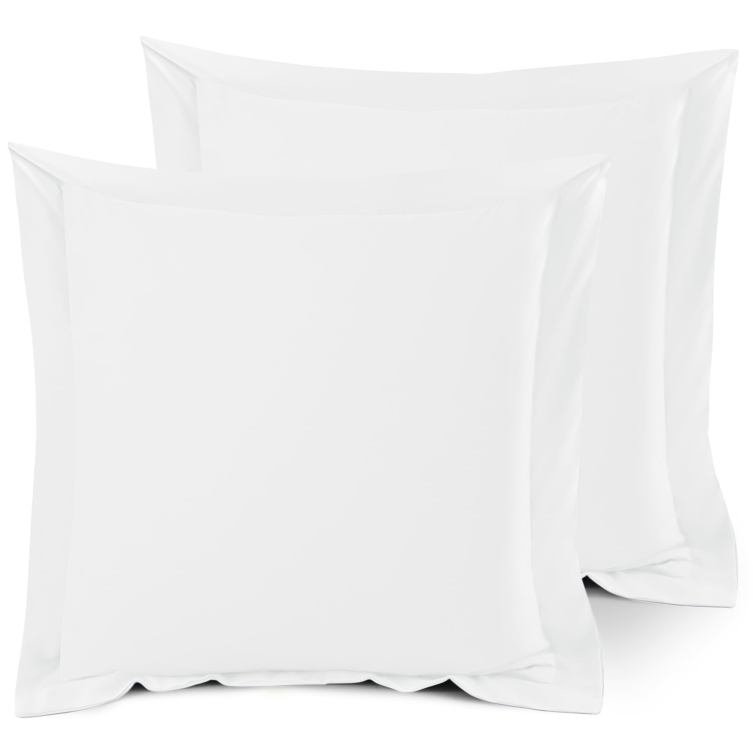 Hemstitched 11x11 Square white Pillow sham. Holds an 8x8 pillow