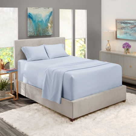 Nestl Extra Deep Pocket Sheet Set Ice Blue King