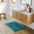 thumbnail image 1 of Nestl Bathroom Rugs, Machine Washable Bath Mats For bathroom Floor Rugs, Nonslip Backing Rubber Bath Rug, Teal, 1 of 6