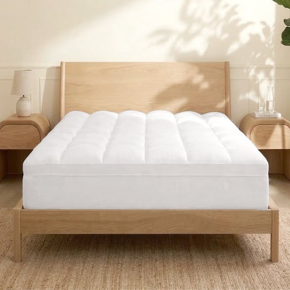 Nestl Full Mattress Topper, Extra Thick Cooling Mattress Pad, Fits up to 18” Mattress