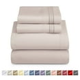 thumbnail image 1 of Nestl Full Size Sheets Set, 1800 Series Deep Pocket Bed Sheets Full 4 Piece, Luxury Soft Microfiber Full Sheets Sets, Linen, 1 of 8