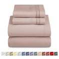 thumbnail image 1 of Nestl Full Size Sheet Sets, 1800 Series Deep Pocket 4 Piece, Luxury Soft Microfiber Bed Sheet Sets, TAUPE SAND, 1 of 8
