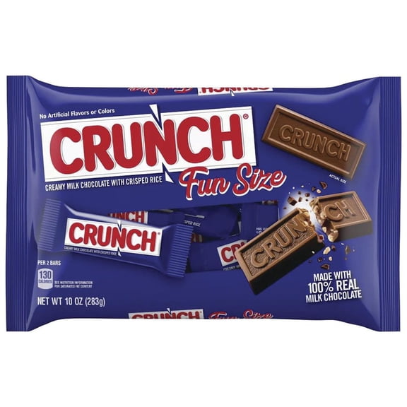 Nestl Fun Size Crunch Chocolate Bars, 10 oz, Pack of 3  Crispy & Chocolatey Treats