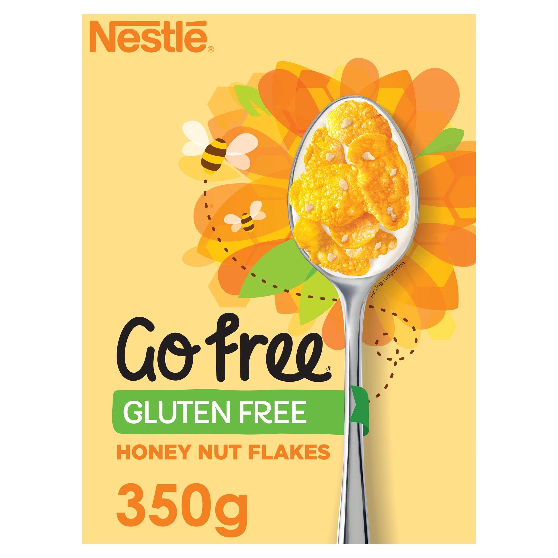 NestlÃ© GoFree Honeynut Flakes Cereal 350g, Imported from Britain