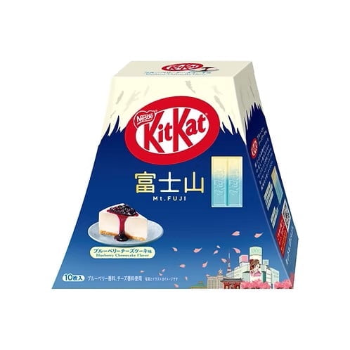 Nestl KitKat Mt. Fuji Blueberry Cheesecake Wafer Bars, Single Pack, 116g