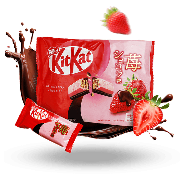 Nestl KitKat Wafer Bars Strawberry Chocolate Single Pack 104g