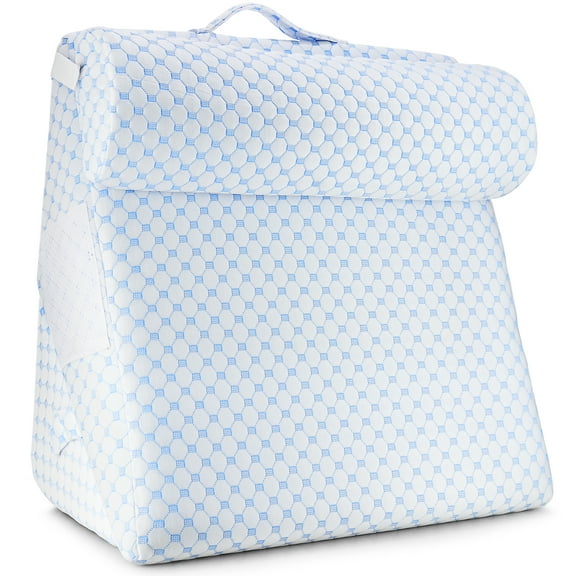 Nestl Memory Foam Adjustable Wedge Pillows, Cervical Neck Pillow with Cooling Pillow Cover