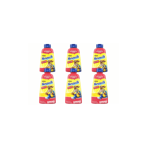 Nestl Nesquik Strawberry Syrup 22 oz Bottles (6 Count Pack)