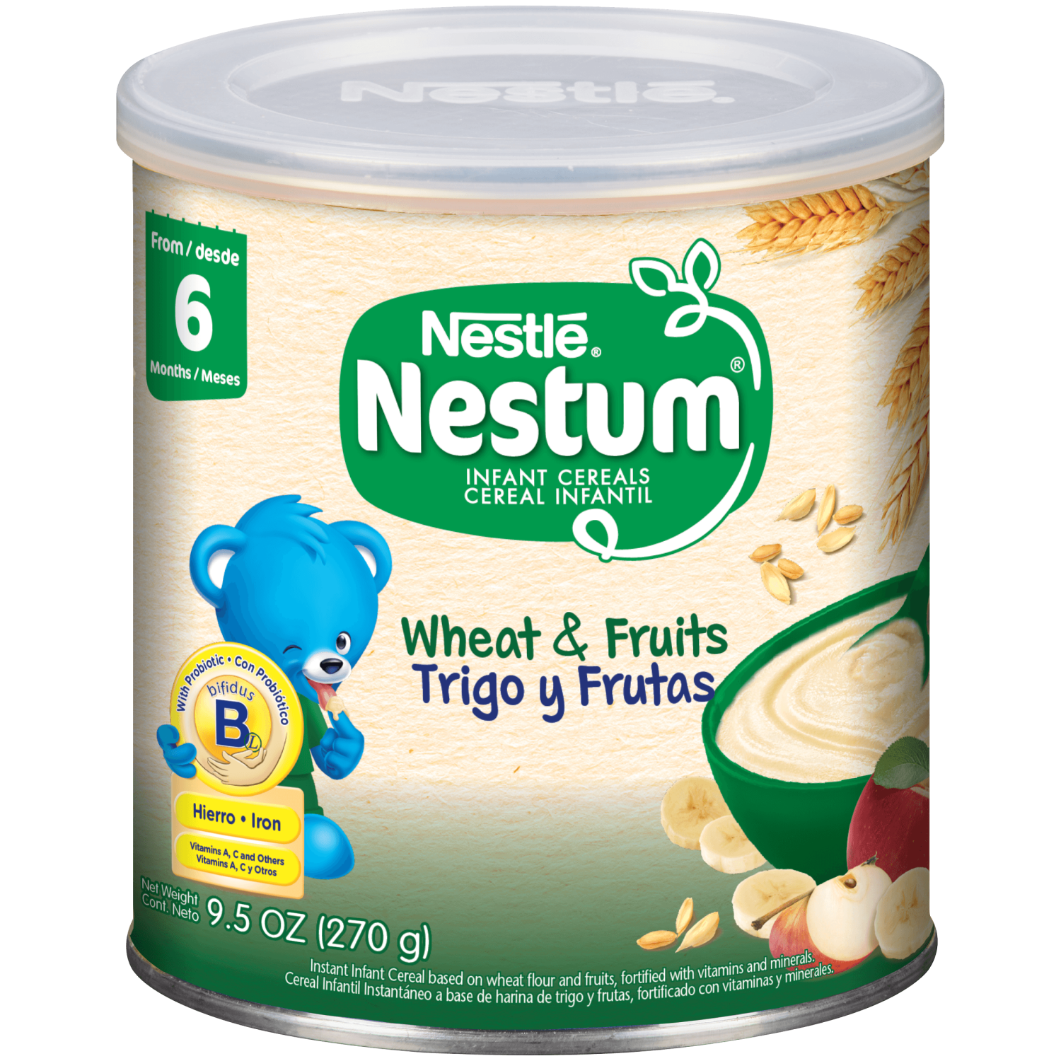 NESTLE Nestum Wheat Fruit Infant Cereal 8 Oz Canister Walmart NESTLE Nestum Wheat Fruit Infant Cereal 8 Oz Canister Walmart