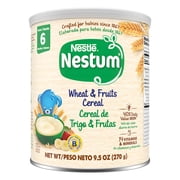 NESTLE NESTUM Wheat and Fruits Infant Cereal Probiotic BL Iron 9.5oz 270g Canister