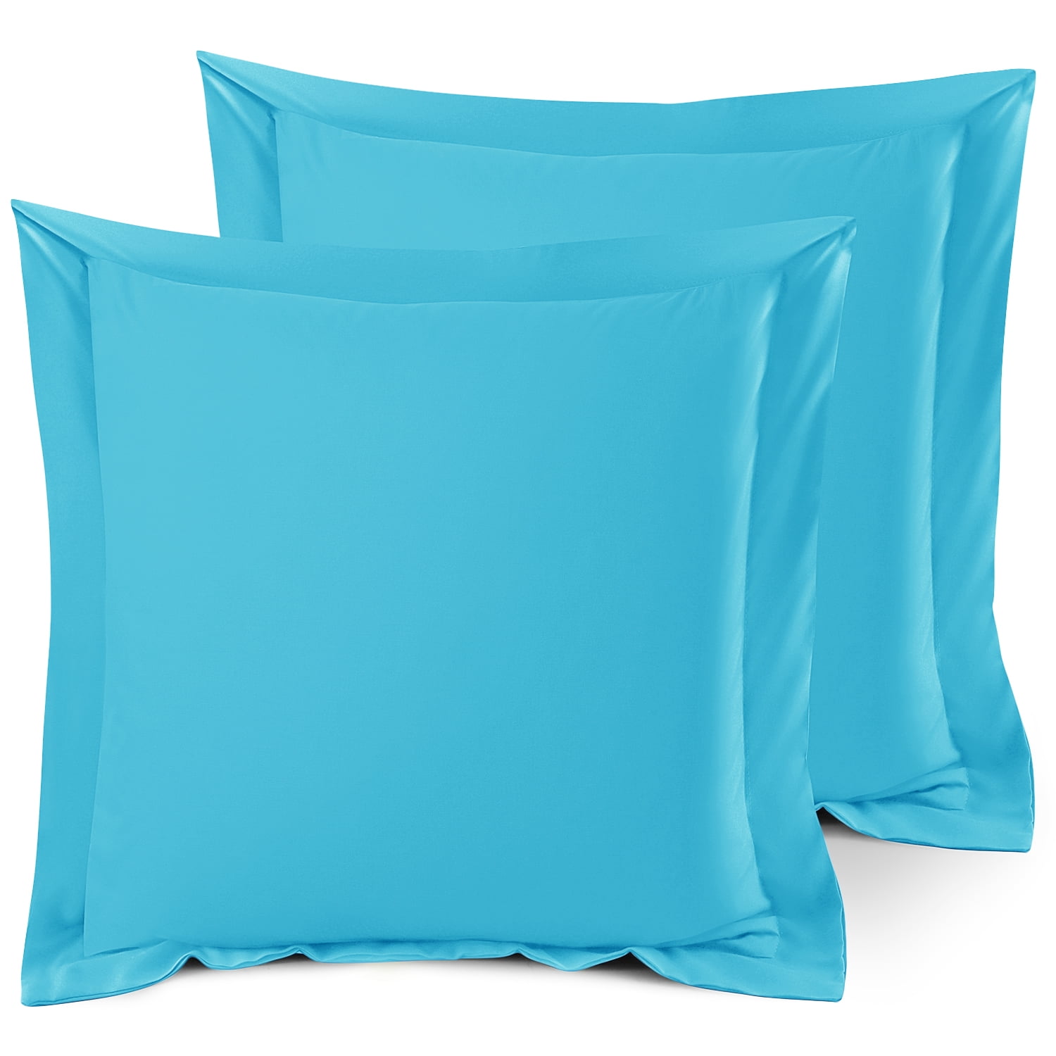 Nestl Pillow Sham Set of 2, Premium 1800 Series Double Brushed Bed