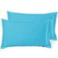 thumbnail image 1 of Nestl Pillow Sham Set of 2, Premium 1800 Series Double Brushed Bed Pillow Cases, Beach Blue, King 20" X 36", 1 of 5