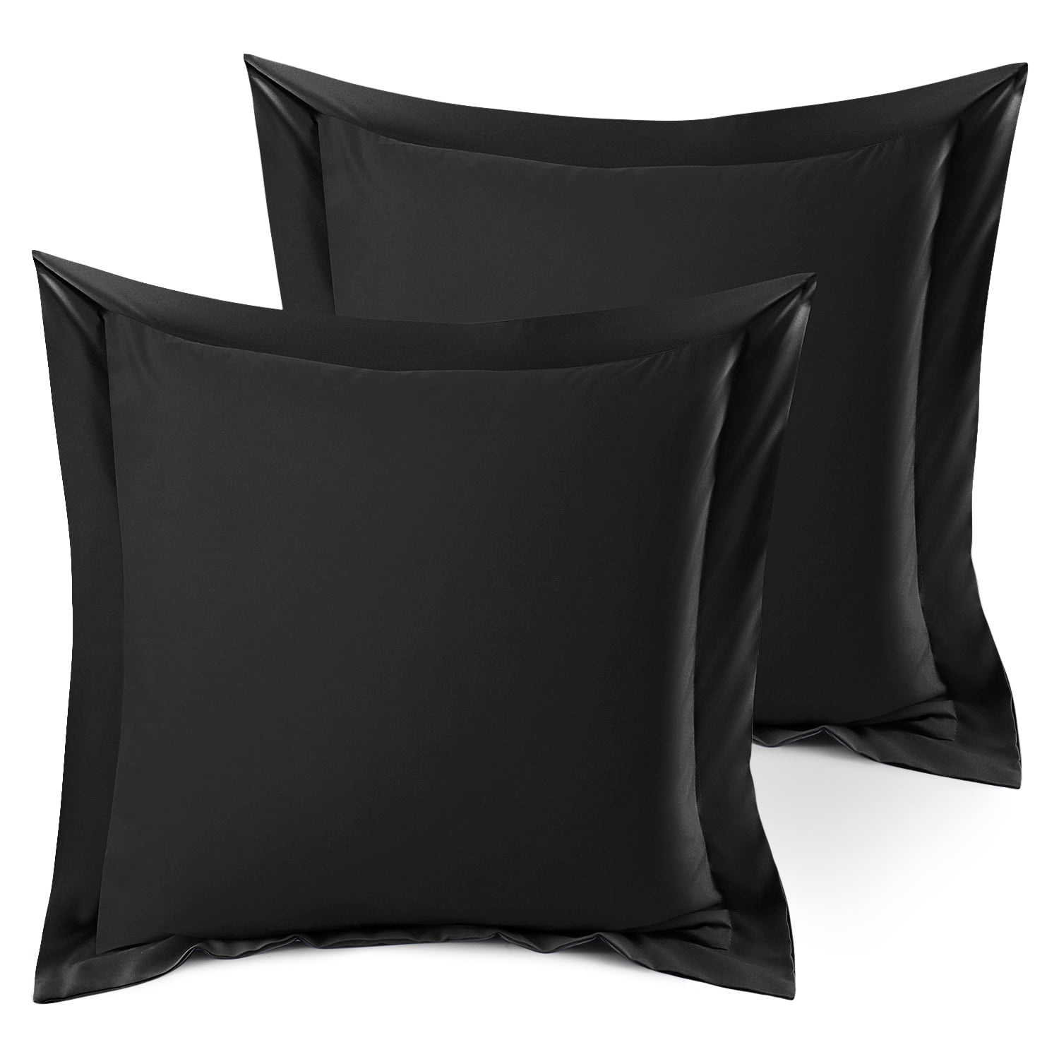Nestl Pillow Sham Set of 2, Premium 1800 Series Double Brushed Bed