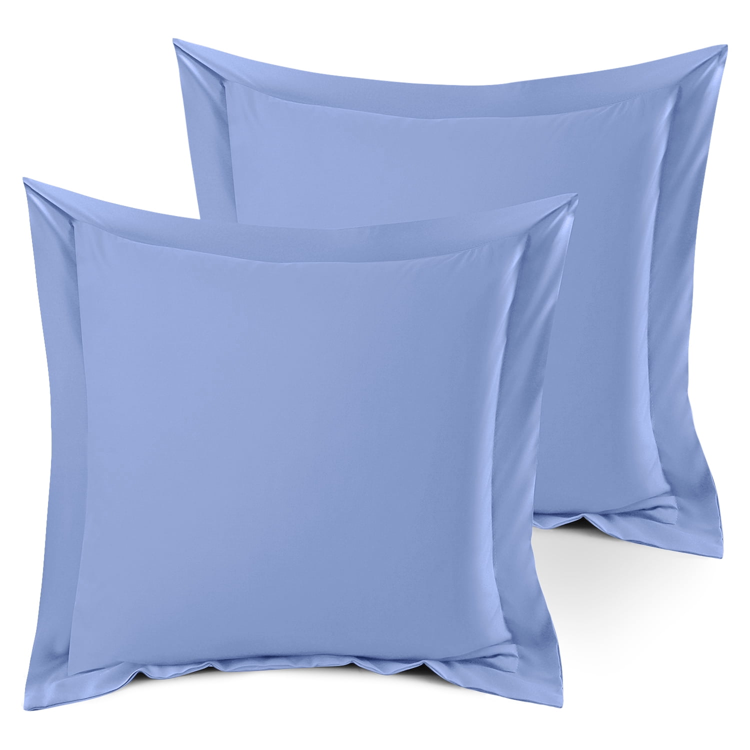 Nestl Pillow Sham Set of 2, Premium 1800 Series Double Brushed Bed