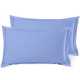 thumbnail image 1 of Nestl Pillow Sham Set of 2, Premium 1800 Series Double Brushed Bed Pillow Cases, Calm Blue, King 20" X 36", 1 of 5