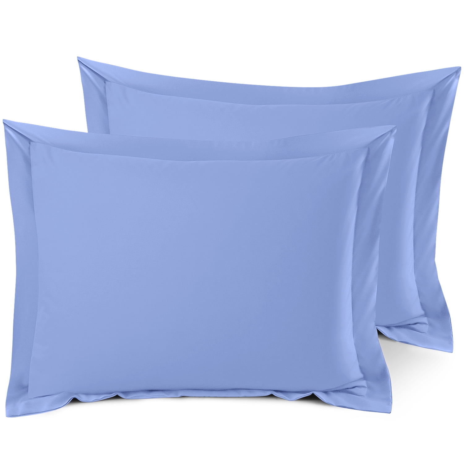 Nestl Pillow Sham Set of 2, Premium 1800 Series Double Brushed Bed