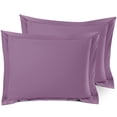thumbnail image 1 of Nestl Pillow Sham Set of 2, Premium 1800 Series Double Brushed Bed Pillow Cases, Lavender Dream, Standard 20" X 26", 1 of 5