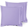 thumbnail image 1 of Nestl Pillow Sham Set of 2, Premium 1800 Series Double Brushed Bed Pillow Cases, Lavender, Euro 26" X 26", 1 of 5