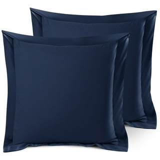 Navy blue euro store sham