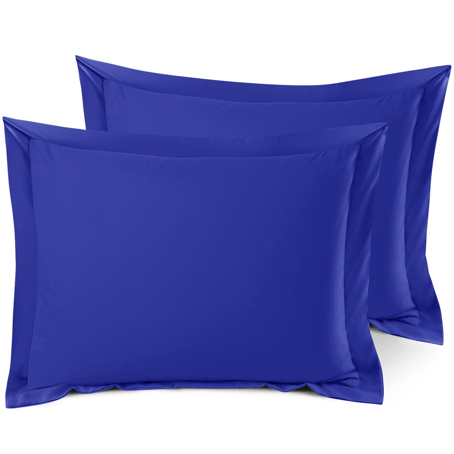 Nestl Pillow Sham Set of 2, Premium 1800 Series Double Brushed Bed Pillow Cases, Royal Blue