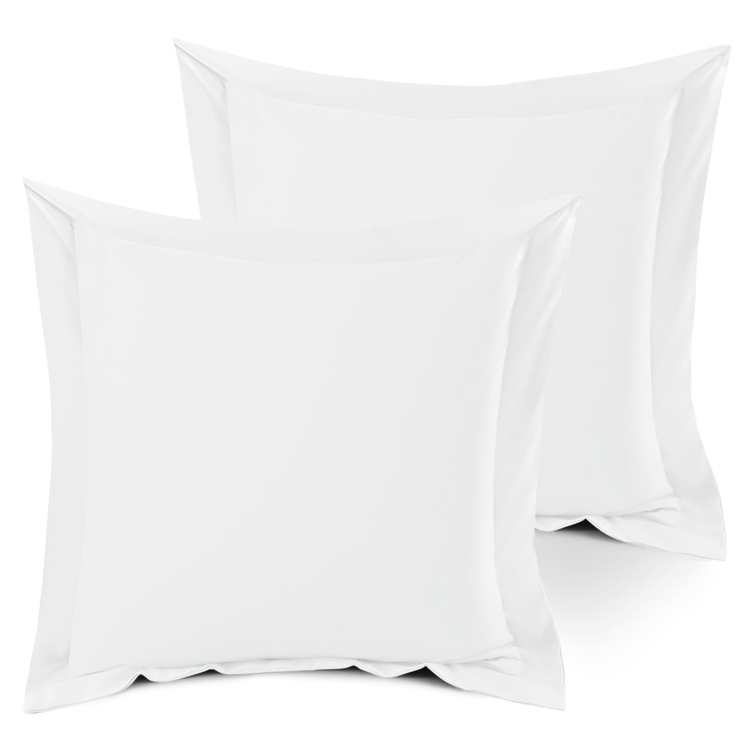 Nestl Pillow Sham Set of 2, Premium 1800 Series Double Brushed Bed
