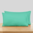 thumbnail image 1 of Nestl Pillow cases Premier 1800, Luxury Soft Microfiber Pillow Case Sleep Covers, Hypoallergenic Sleeping Encasements, King Size (20"x40"), Pillow Case Set of 2 Pieces, Mint, 1 of 12