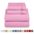 thumbnail image 1 of Nestl Queen Sheets Set, 1800 Series 4 Piece Sheets Queen Set, Luxury Soft Microfiber Queen Size Bed Sheets Set, Lilac, 1 of 9