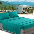 Nestl RV/Short Queen Bed Sheets Set Bedding Sheets Set for Campers, 4