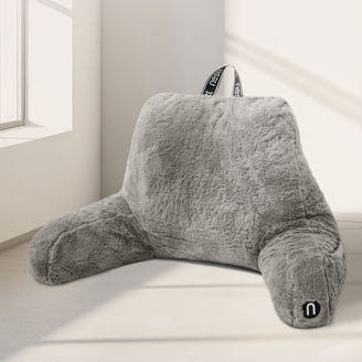 Mainstays Long Hair Faux Fur Backrest Pillow - Walmart.com