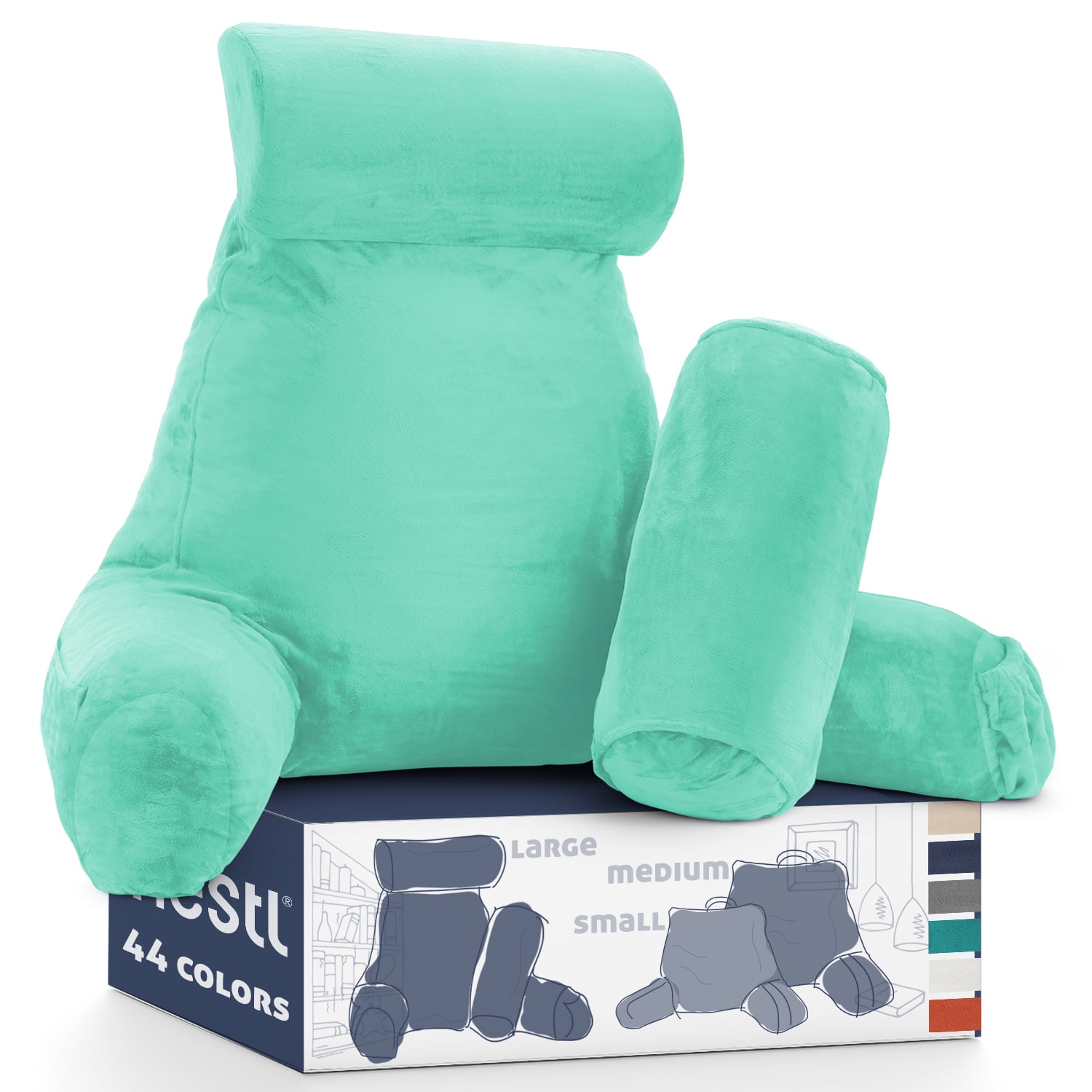 Bed sitting top pillow walmart