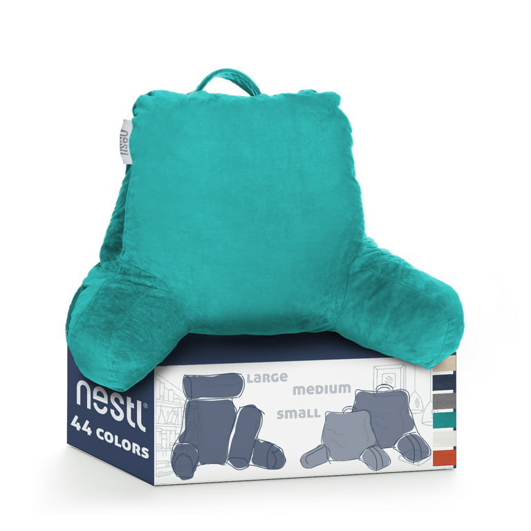 https://i5.walmartimages.com/seo/Nestl-Reading-Pillow-for-Kids-Teens-Bed-Rest-Pillows-with-Arms-for-Sitting-in-Bed-Shredded-Memory-Foam-Small-Backrest-Support-Pillow-Teal-Blue_81cd5796-85d2-4f34-9ab0-a752217f2e26.1b462b9fb868634e5cb67bf580c6851d.jpeg?odnHeight=768&odnWidth=768&odnBg=FFFFFF