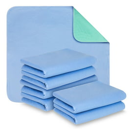 Simpli-Magic Washable Underpads Reusable Incontinence Pads, 30 inch x 34 inch 6-Pack, Size: 30 x 34, Blue