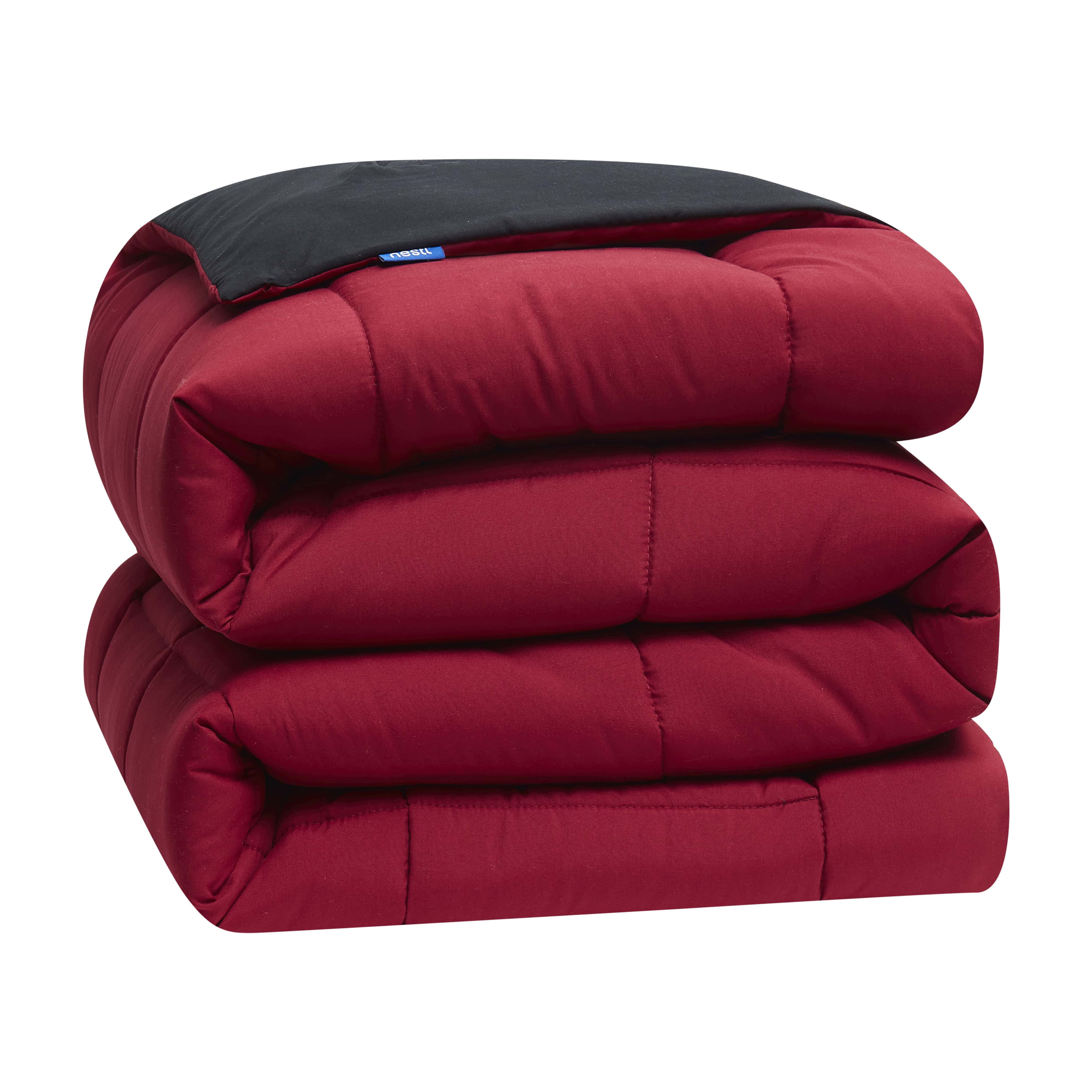 Nestl Reversible Comforter Quilted Down Alternative Duvet Insert All Nestl reversible comforter quilted down alternative duvet insert all