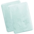 thumbnail image 1 of Nestl Set of 2 Absorbent Memory Foam Bath Mat Bathroom Rugs, Aqua, Large 20"x32", 1 of 8