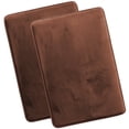 thumbnail image 1 of Nestl Set of 2 Absorbent Memory Foam Bath Mat Set Bathroom Rugs, Brown, Large 20"x32", 1 of 8