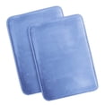 thumbnail image 1 of Nestl Set of 2 Absorbent Memory Foam Bath Mat Set Bathroom Rugs, Calm Blue, Small 17"x24", 1 of 8