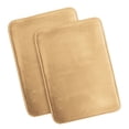 thumbnail image 1 of Nestl Set of 2 Absorbent Memory Foam Bath Mat Bathroom Rugs, Gold, Small 17"x24", 1 of 8