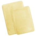 thumbnail image 1 of Nestl Set of 2 Absorbent Memory Foam Bath Mat Set Bathroom Rugs, Mellow Yellow, Large Size 20"x32" Small Size 17”x24”, 1 of 8