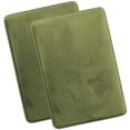thumbnail image 1 of Nestl Set of 2 Absorbent Memory Foam Bath Mat Set Bathroom Rugs, Sage, Large 20"x32", 1 of 8