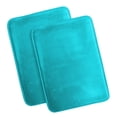 thumbnail image 1 of Nestl Set of 2 Absorbent Memory Foam Bath Mat Set Bathroom Rugs, Teal, Small 17"x24", 1 of 7