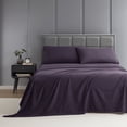thumbnail image 1 of Nestl Sheets Set, Instantly Soft, Deep Pocket 4 Piece, Luxury Soft Microfiber RV Short Queen Sheets Set, Purple Eggplant Purple Eggplant, 1 of 8