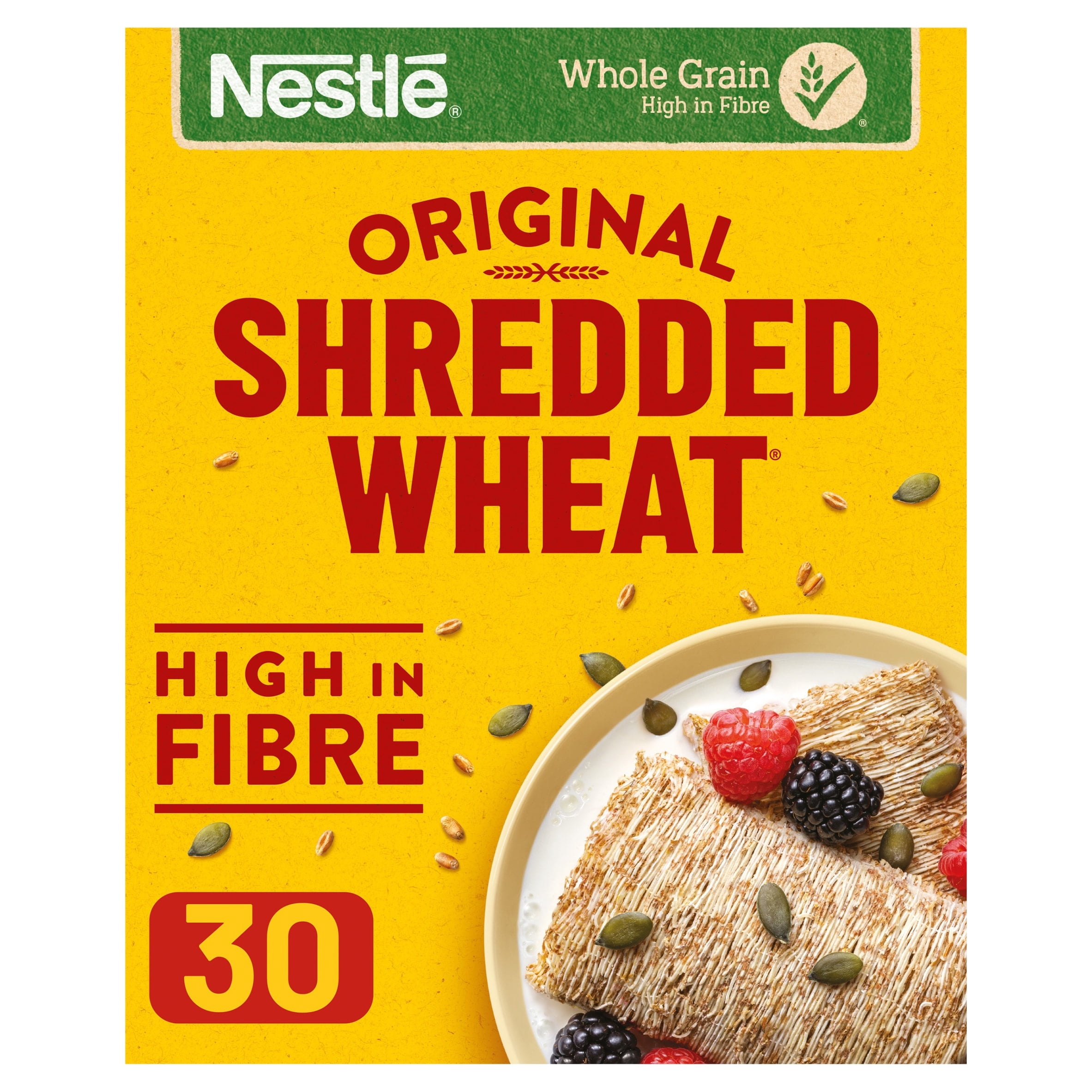 NestlÃ© Shredded Wheat Cereal 30 Biscuits 675g, Imported from Britain