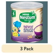 Nestlé Stage 2, Multicereal with Prune Baby Cereal, 9.5 oz Canister