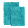 thumbnail image 1 of Nestl Super Soft Shaggy Bath Rug, Absorbent Bathroom Rug, Small and Medium, Teal, 1 of 4