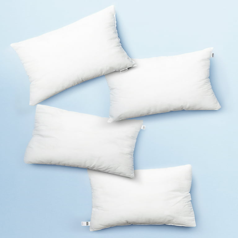 Nestl Throw Pillow Inserts Rectangle Pillow Cushion, Decorative Pillow  Insert, 12 x 18, Pack of 4