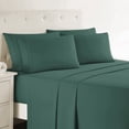 thumbnail image 1 of Nestl Twin Sheets Set, 1800 Series, 4 Piece Sheets, Luxury Soft Microfiber Twin Size Bed Sheets Set, Forest Green, 1 of 7